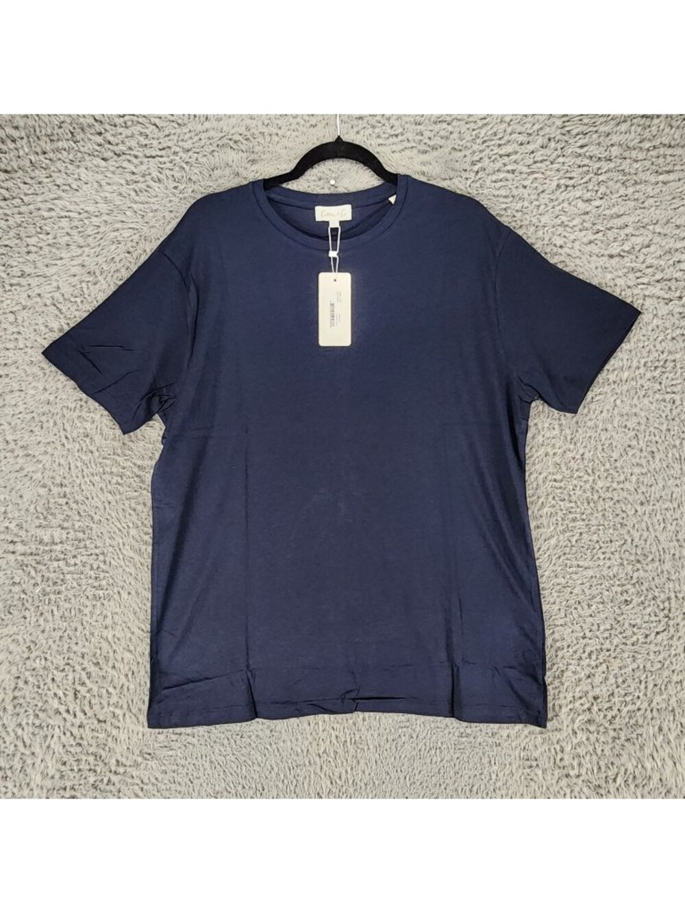 Cotton & Co Shirt Mens XL Blue Short Sleeve Lounge Tee *NWT*